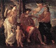 Nicolas Poussin The Inspiration of the Poet. Spain oil painting artist